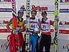 Janne Ahonen (Finlandia), Wolfgang Loitzl i Thomas Morgenstern (Austria)
