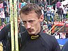 Adam Małysz (Polska) z groźnym spojrzeniem