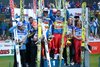 Podium konkursu drużynowego