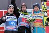 Simon Ammann (Szwajaria), Anssi Koivuranta (Finlandia) i Kamil Stoch (Polska)