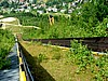 Widok z rozbiegu K-120 w Harrachovie
