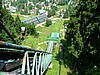 Widok z rozbiegu K-90 w Harrachovie