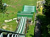 Widok z rozbiegu K-90 w Harrachovie