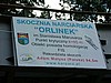 Tablica informacyjna na Orlinku
