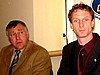 Andrzej Kozak (dyrektor COS w Zakopanem) i Heinz Kuttin (trener kadry polskiej)
