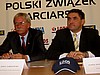 rzecznik prasowy PZN Jerzy Zakrzewski i prezes PZN Paweł Włodarczyk