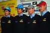 Krzysztof Miętus, Maciej Kot, Kamil Stoch i Piotr Żyła (Polska)