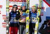 Robert Kranjec (Słowenia), Gregor Schlierenzauer (Austria) i Harri Olli (Finlandia)