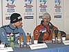 Matti Hautamaeki (Finlandia) i Adam Małysz (Polska)