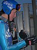 Janne Happonen (Finlandia) rozdaje autografy