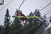 Adam Małysz (Polska) na wyciągu