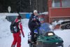 trener Słoweńców Ari-Pekka Nikkola (Finlandia) wsiada na skuter :)