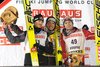 Adam Małysz (Polska), Simon Ammann (Szwajcaria) i Anders Jacobsen (Norwegia)