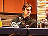 Arttu Lappi (Finlandia) na konferencji prasowej