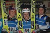 Gregor Schlierenzauer (Austria), Simon Ammann (Szwajcaria) i Wolfgang Loitzl (Austria)