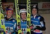 Gregor Schlierenzauer (Austria), Simon Ammann (Szwajcaria) i Wolfgang Loitzl (Austria)