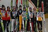 podium zawodów drużynowych
