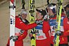 Wolfgang Loitzl (Austria), Simon Ammann (Szwajcaria) i Gregor Schlierenzauer (Austria)