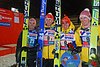Michael Neumayer, Andreas Wellinger, Richard Freitag i Severin Freund (Niemcy)