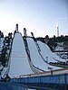 widok na skocznie w Lahti
