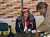Roar Ljoekelsoey (Norwegia) przed konferencją prasową