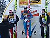 podium konkursu indywidualnego - od lewej: Roar Ljoekelsoey (Norwegia), Matti Hautamaeki (Finlandia), Thomas Morgenstern (Austria)