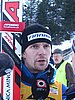 Janne Ahonen (Finlandia) udziela wywiadu