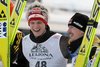 Thomas Morgenstern (Austria) i Adam Małysz (Polska)