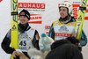 Adam Małysz (Polska) i Simon Ammann (Szwajcaria)