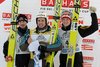Adam Małysz (Polska) i Simon Ammann (Szwajcaria) i Thomas Morgenstern (Austria)