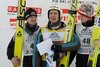 Adam Małysz (Polska) i Simon Ammann (Szwajcaria) i Thomas Morgenstern (Austria)