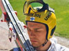 Janne Ahonen (Finlandia) po skoku