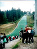 Nasze redaktorki na tle skoczni w Hinterzarten (Niemcy)