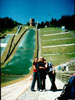 Nasze redaktorki na tle skoczni w Courchevel (Francja)