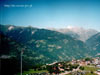 Widok ze skoczni w Courchevel (Francja)
