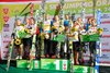 Podium konkursu drużynowego
