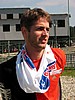 Wolfgang Loitzl (Austria) tuż po skoku treningowym