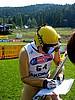 Janne Happonen (Finlandia) pisze pozdrowienia dla polskich fanów