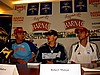 Heinz Kuttin (Austria), Adam Małysz i Robert Mateja (Polska)