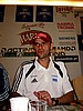 Robert Mateja (Polska) robi minę