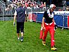 po przybitej piątce - Daniel Forfang (Norwegia) i Reinhard Schwarzenberger (Austria)