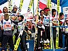 Podium konkursu drużynowego