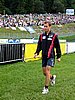 Reinhard Schwarzenberger (Austria) wystawia język