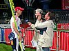 Robert Mateja (Polska) udziela wywiadu dla TVP