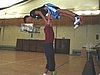 trening imitacyjny na sali gimnastycznej - Florian Liegl (Austria)