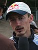 Adam Małysz (Polska) udziela wywiadu