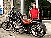Klimek Murańka (Polska) przy swoim motocyklu :-)