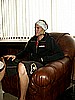 Bjoern Einar Romoeren (Norwegia) siedzi na fotelu