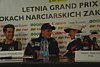 Wolfgang Loitzl, Thomas Morgenstern (Austria) i Adam Małysz (Polska)
