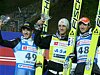 Simon Ammann (Szwajcaria), Gregor Schlierenzauer (Austria) i Michael Uhrmann (Niemcy)